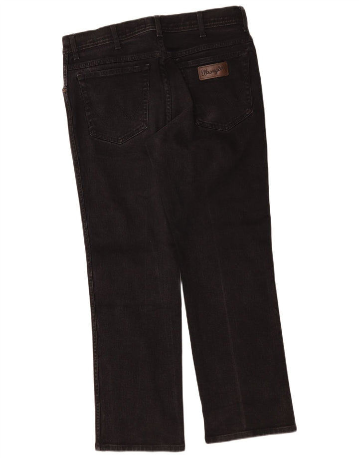 Wrangler Vaqueros rectos Texas para hombre W35 L30 Algodón negro
