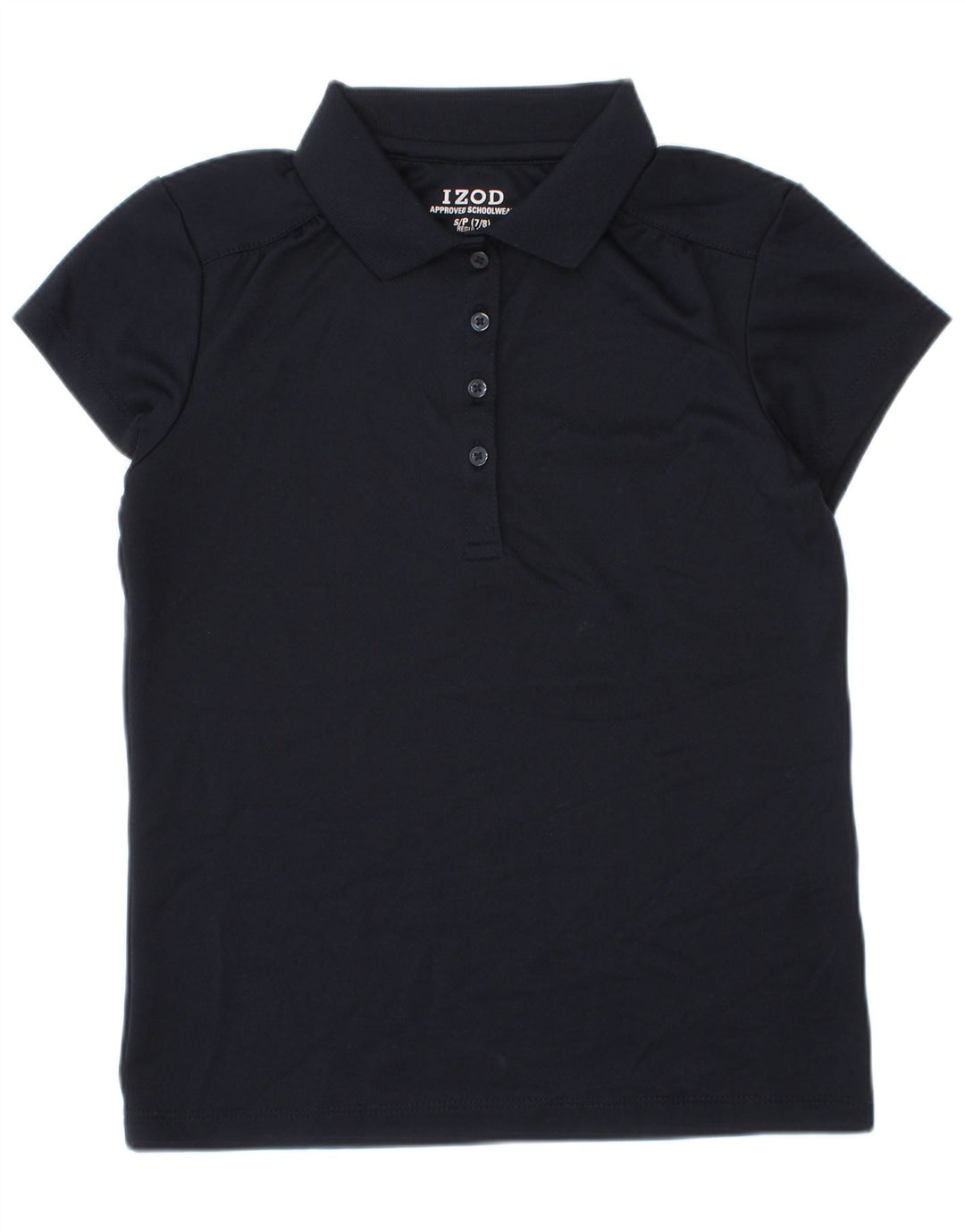 Izod Polo Regular Fit para Niñas 7-8 Años Small Azul Marino Poliéster