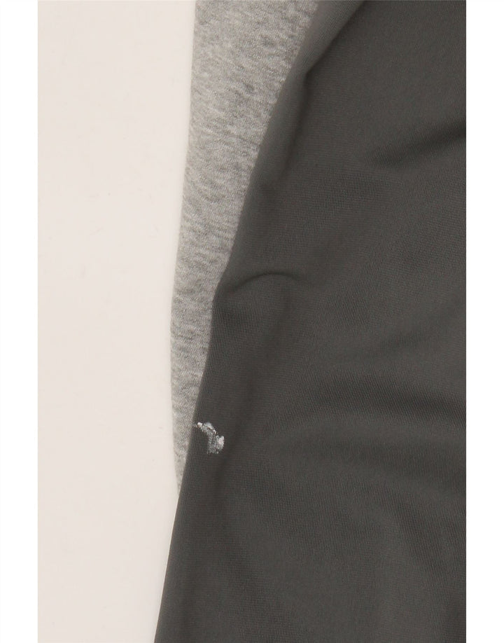 Nike Hombre Sudadera con gráfico tipo jersey de algodón color block en gris medio