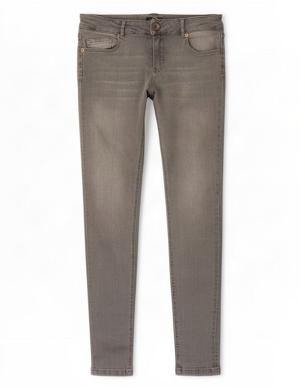 Massimo Dutti Vaqueros Pitillo Mujer EU 38 Medium W28 L29 Gris