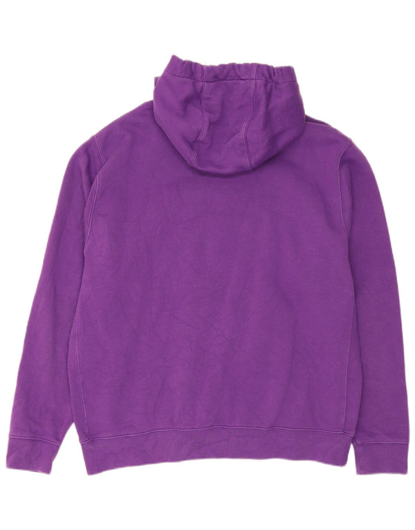 Nike Jersey con capucha para hombre, talla grande, color morado, algodón