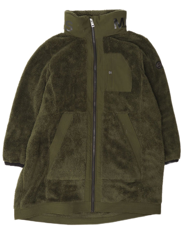 Michael Kors Abrigo polar para mujer UK 20 2XL Poliéster verde
