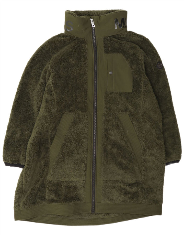 Michael Kors Abrigo polar para mujer UK 20 2XL Poliéster verde