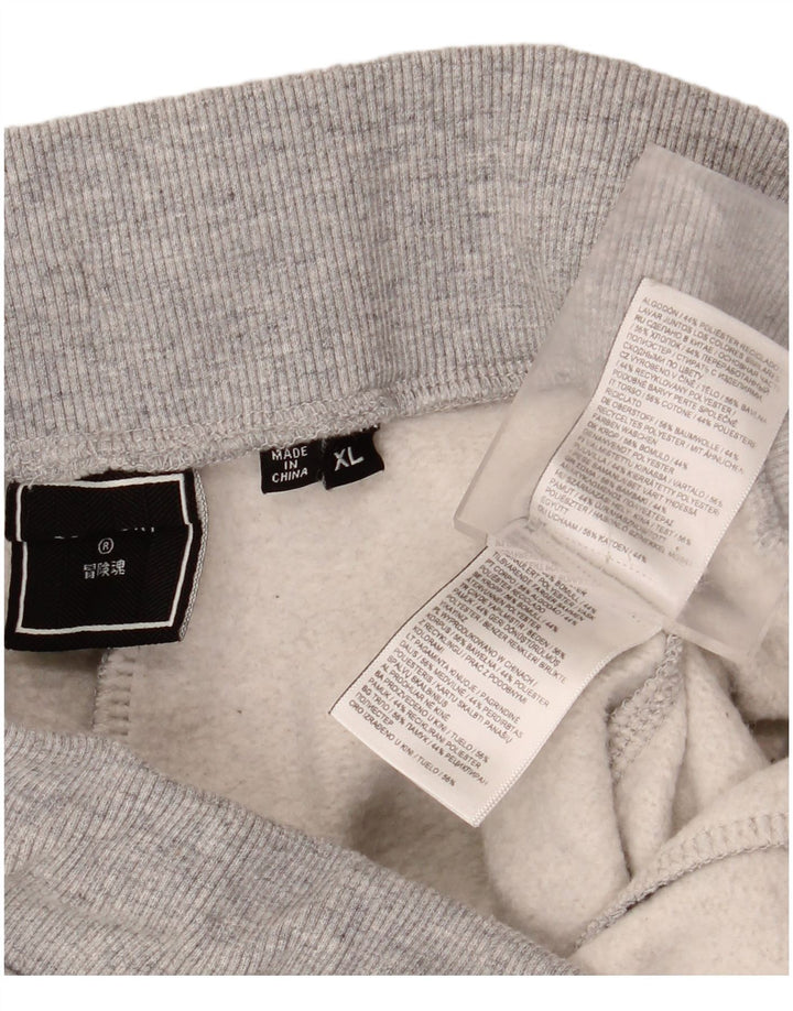 SUPERDRY Pantalón de chándal para hombre Joggers XL de algodón moteado gris