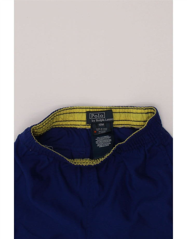 POLO RALPH LAUREN Pantalón Corto Deportivo Bebé Niño 12-18 Meses Azul Poliéster