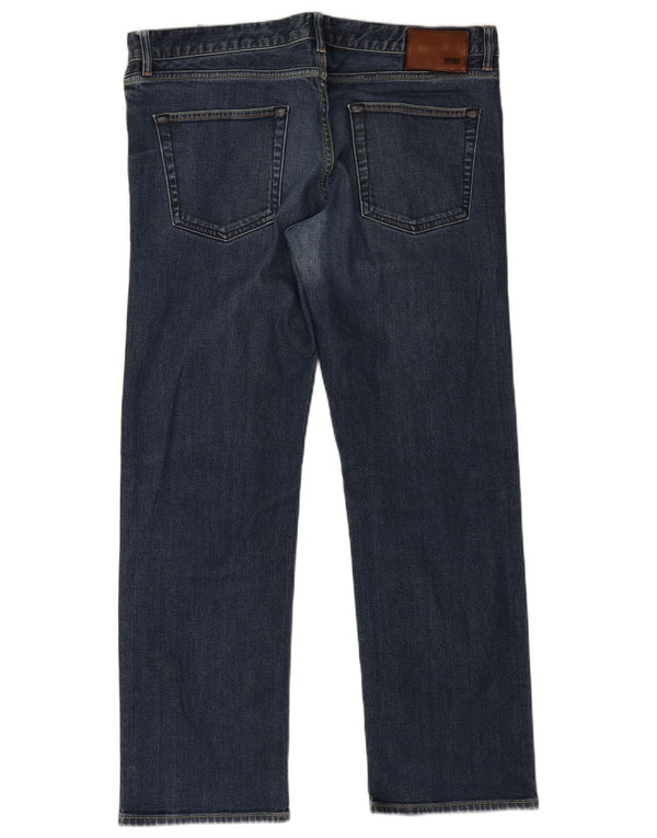 Vaqueros Hugo Boss Mujer Rectos W38 L32 Algodón Azul
