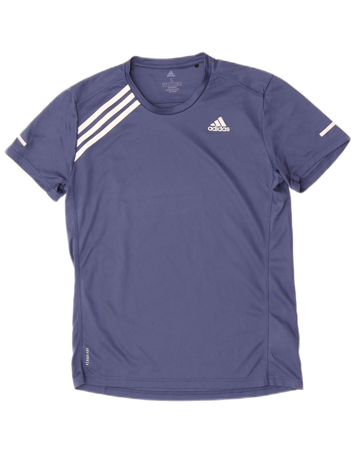 Adidas Hombre Aeroready Camiseta Top Pequeño Azul Marino Poliéster