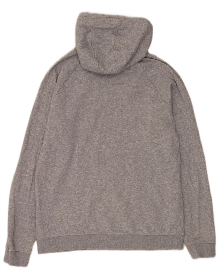 Under Armour Jersey con capucha de algodón moteado en gris medio para hombre