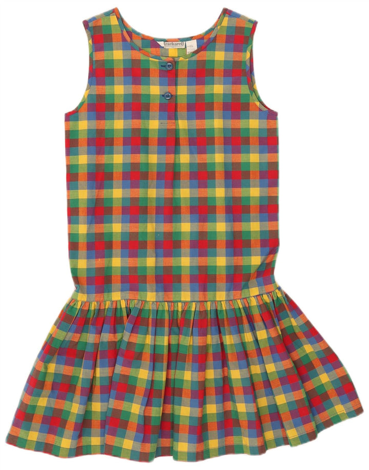 Cacharel Vestido sin mangas para mujer, talla 12, talla grande, multicolor