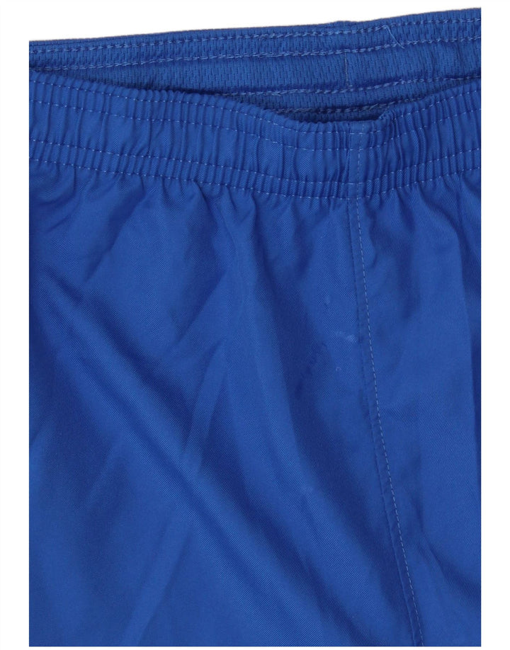 Nike Pantalones cortos deportivos Dri Fit Slim Fit para hombre, poliéster azul pequeño
