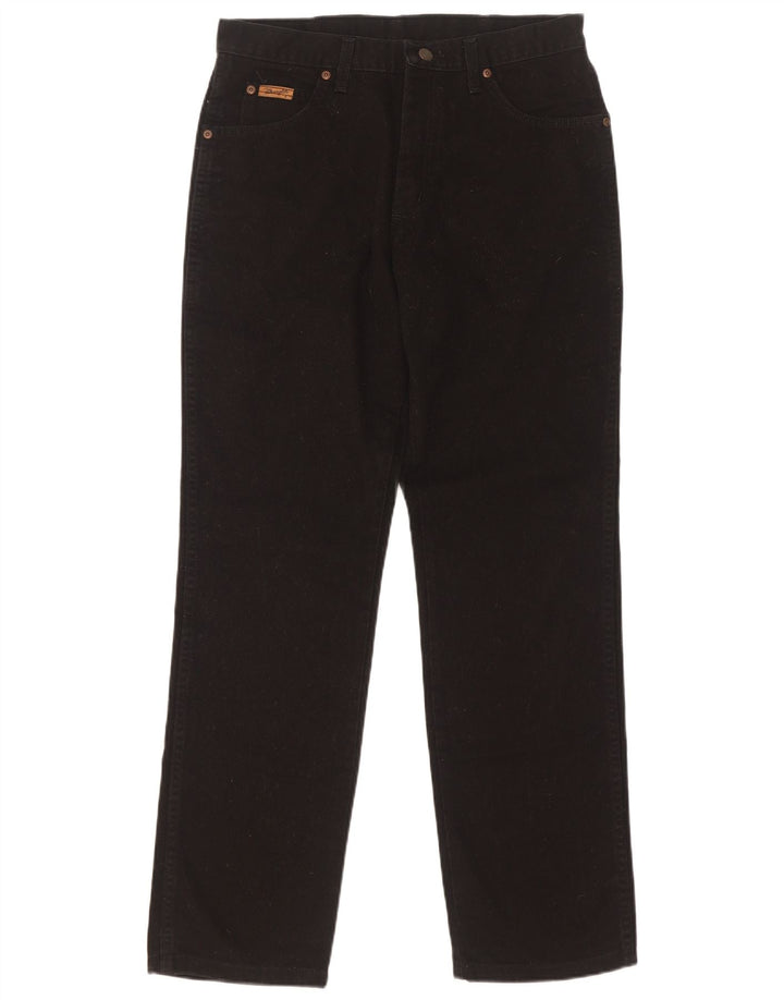 Wrangler Vaqueros rectos Texas para hombre W33 L32 Algodón negro