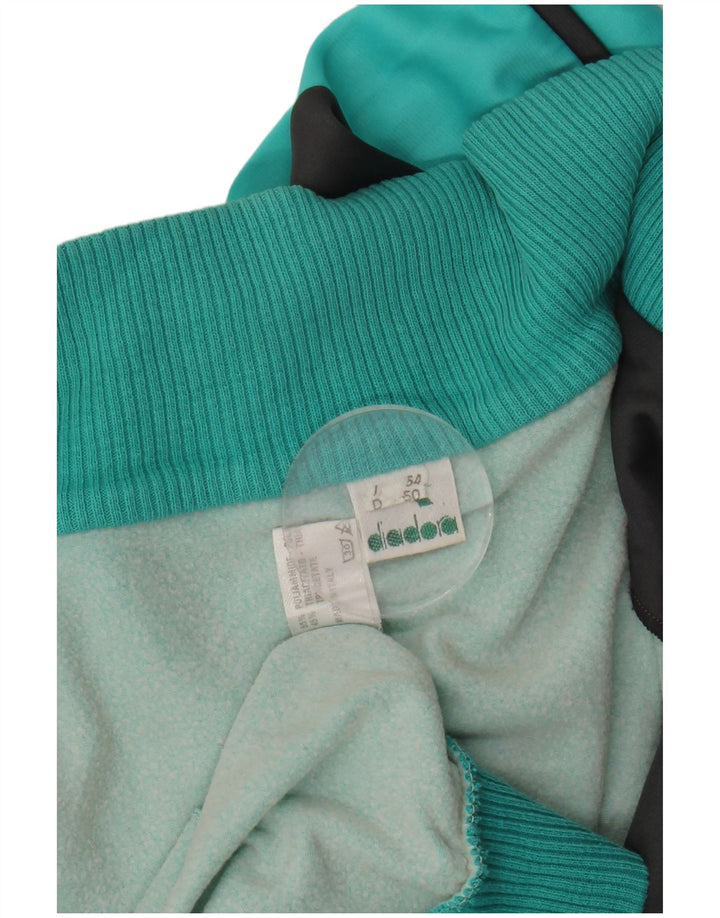 DIADORA Chaqueta de chándal para hombre IT 54 XL Turquesa Colorblock