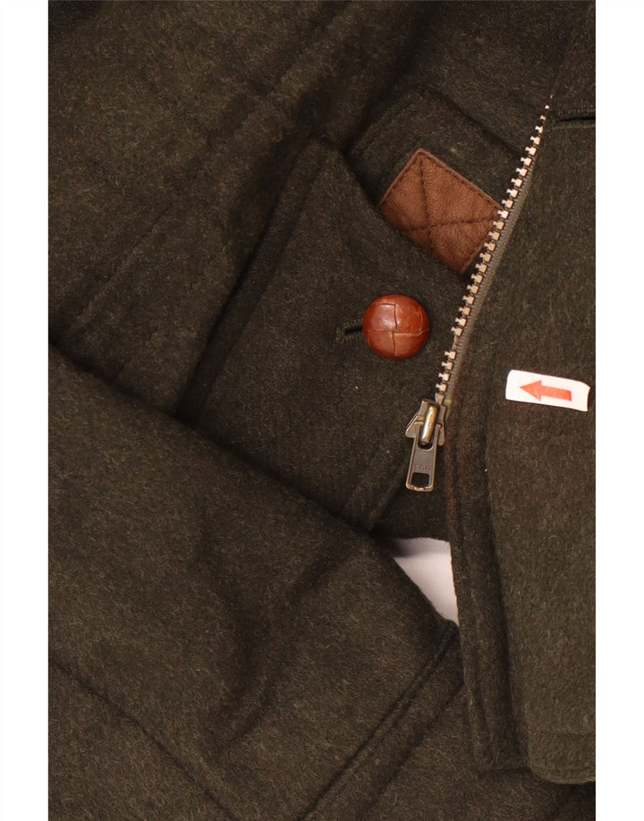 LODENFREY Chaqueta utilitaria para hombre IT 50 Lana verde grande
