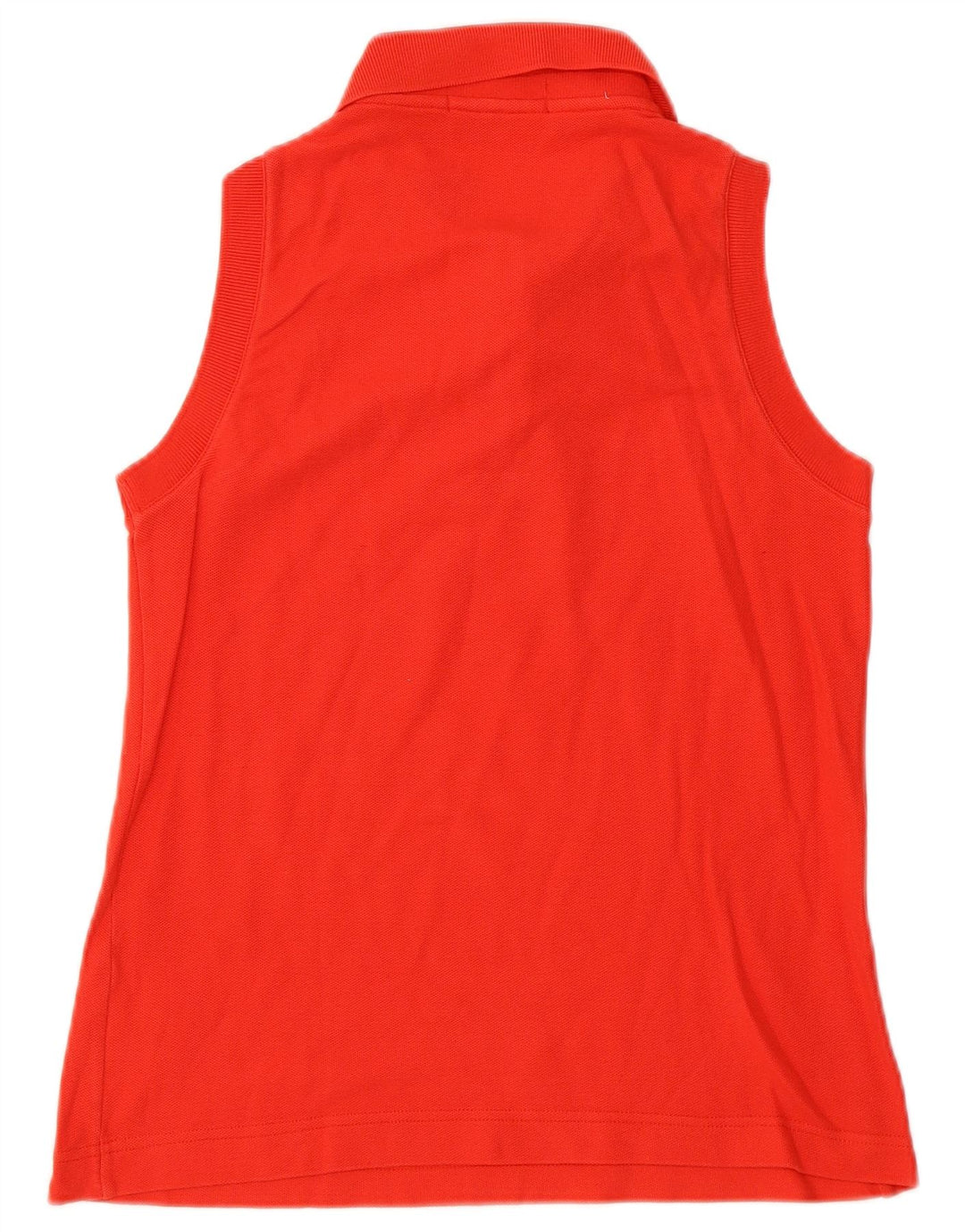 Fila Polo Sin Mangas Mujer IT 42 Algodón Rojo Medio