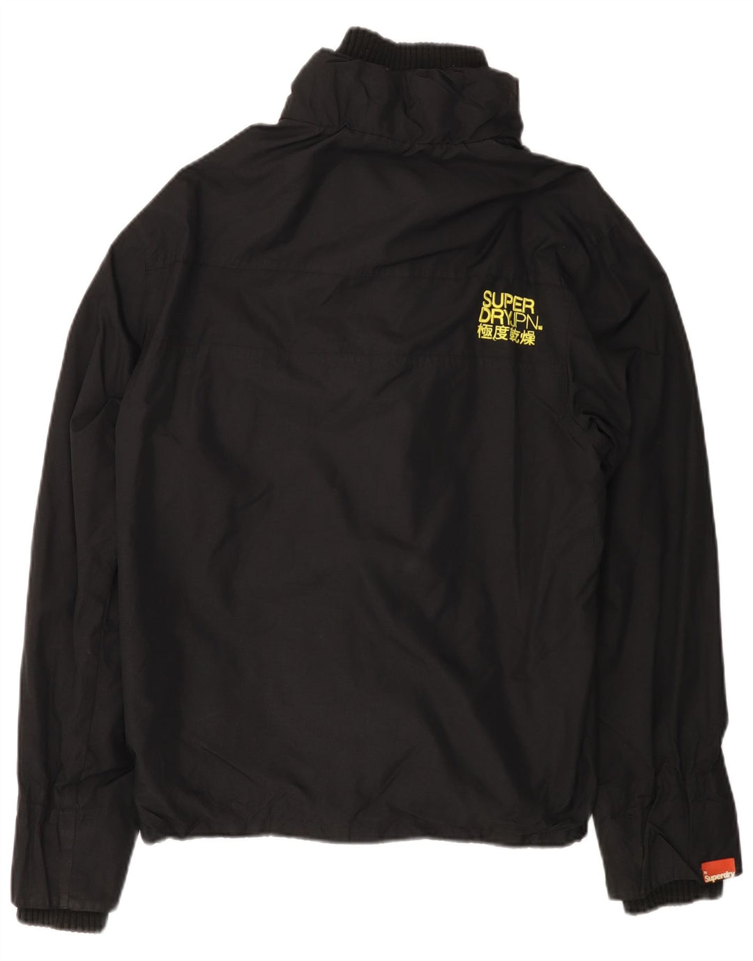 SUPERDRY Chaqueta cortavientos The Windcheater para mujer UK 40 XL Nylon negro