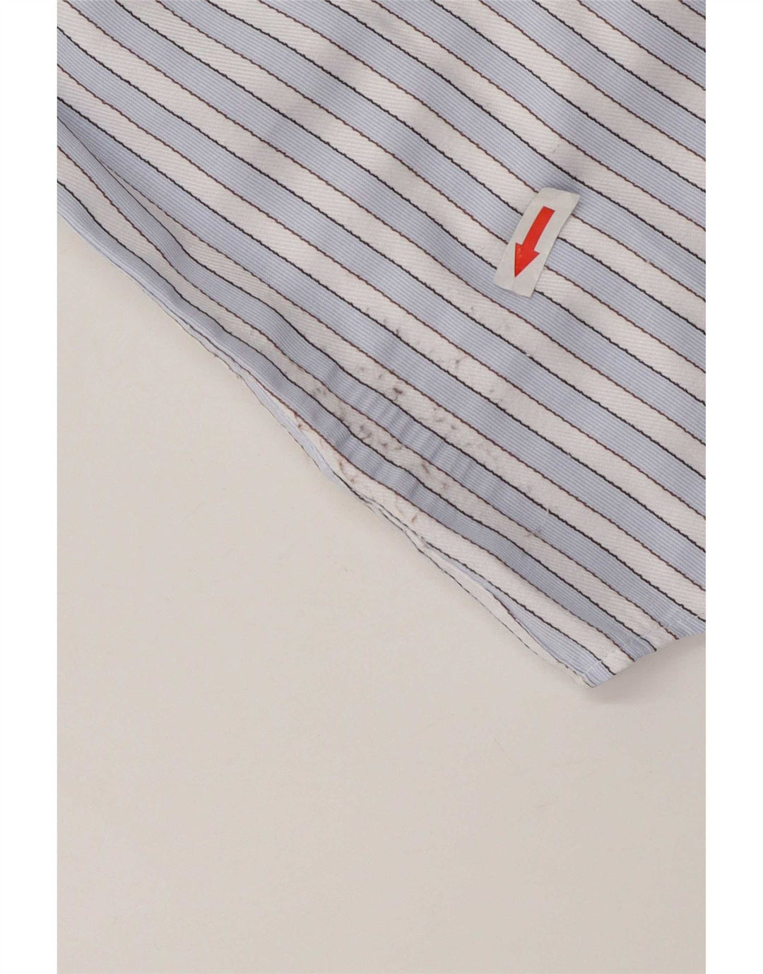 Harmont & Blaine Camisa regular fit para hombre Lana de cordero a rayas azul medio
