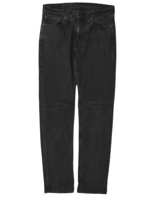 Levi's Hombre 511 Slim Jeans W31 L32 Algodón Gris