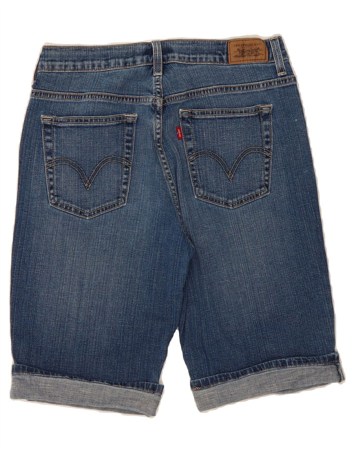 LEVI'S Womens 515 Denim Shorts US 8 Medium W30  Blue Cotton Vintage Levi's and Second-Hand Levi's from Messina Hembry 