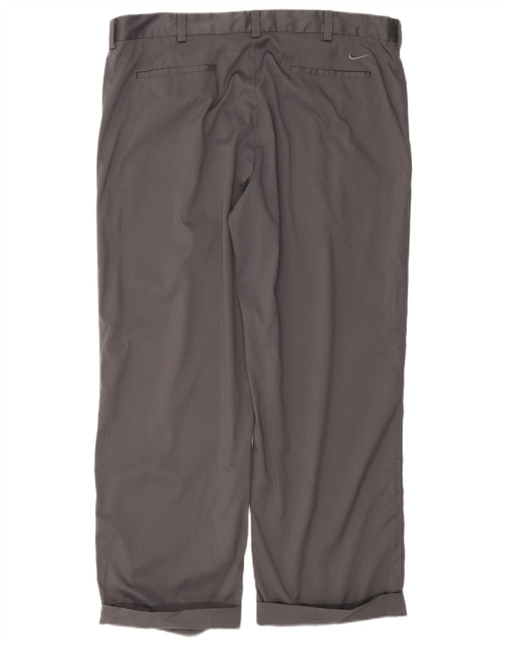Pantalón chino con pinzas Dri Fit para hombre Nike W38 L29 Poliéster gris