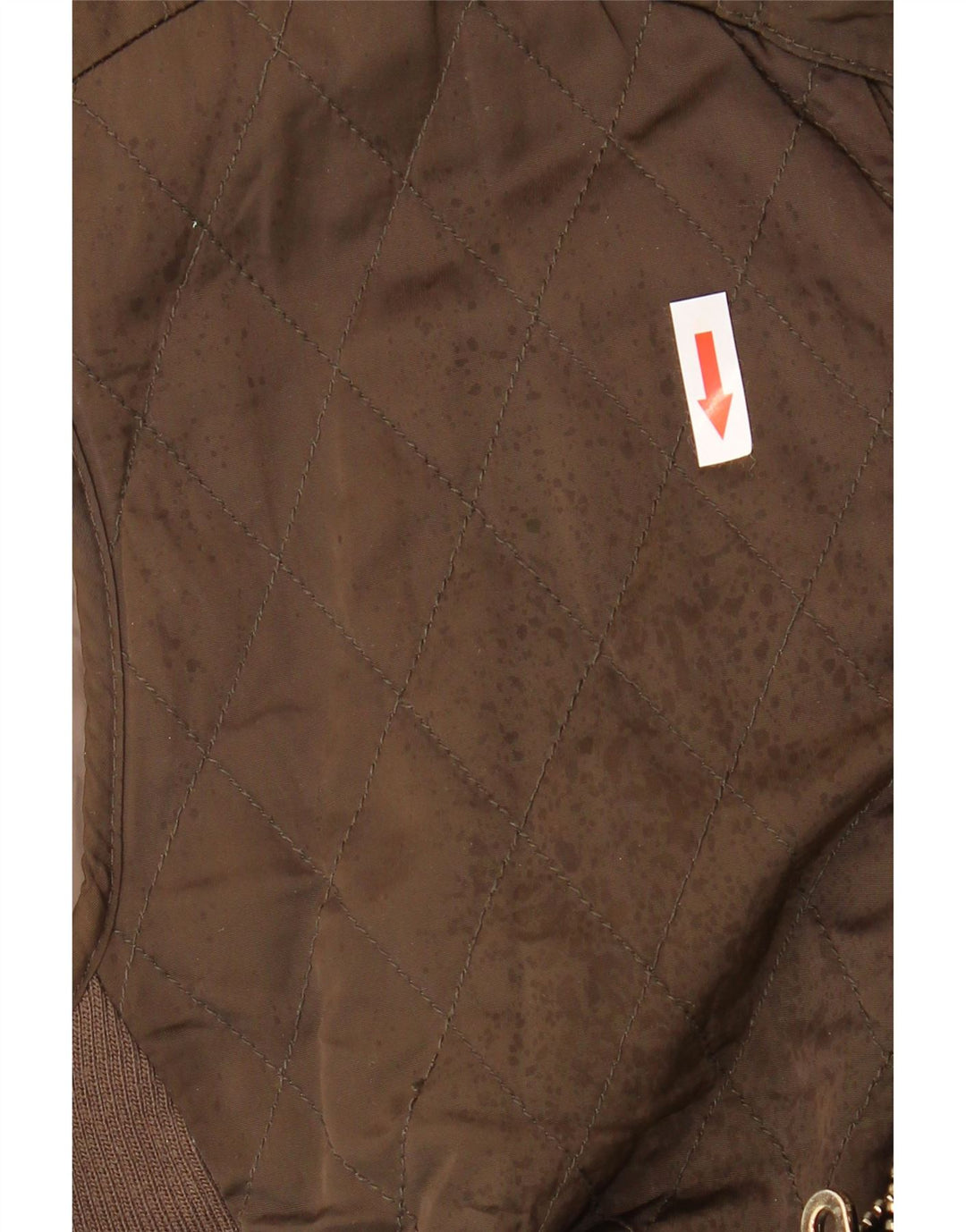 Massimo Dutti Chaleco Acolchado Mujer UK 42 Marrón Medio Poliéster