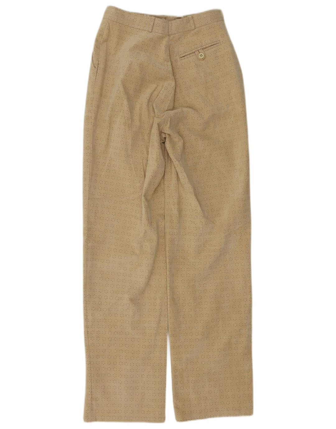 C & A Pantalón chino recto para mujer EU 40 Medium W26 L30 Rayón beige