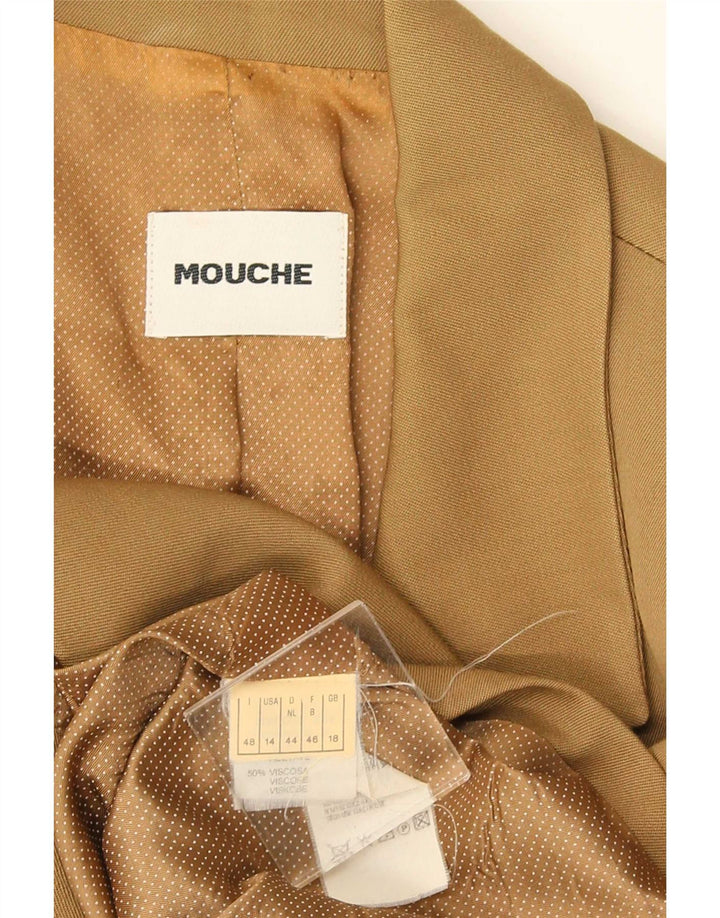 Mouche Chaqueta tipo blazer con doble botonadura para mujer UK 40 XL Caqui