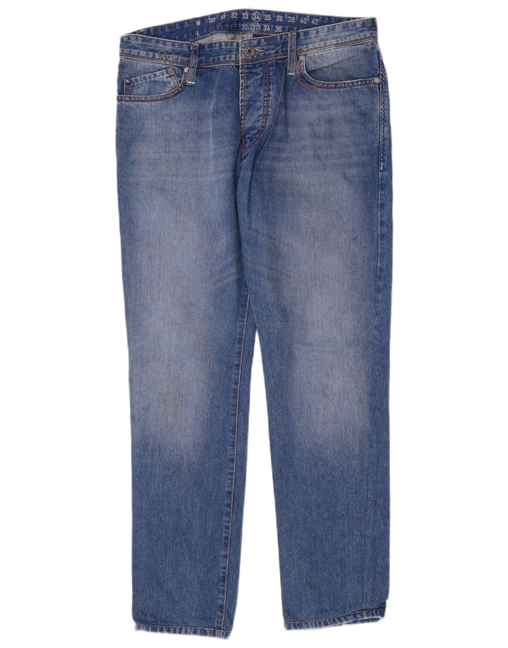 Vaqueros Joop Hombre Cónicos W34 L30 Algodón Azul