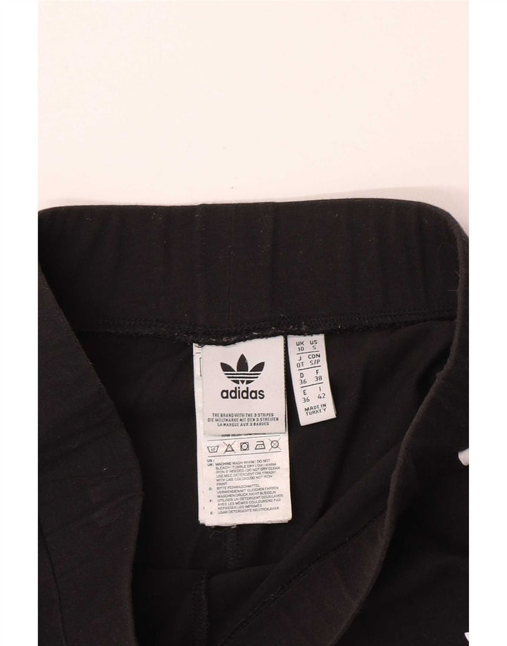 Adidas Leggings para mujer Reino Unido 10 Pequeño Algodón Negro