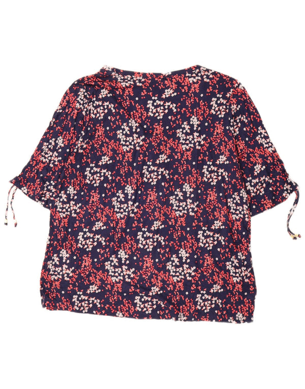 MICHAEL KORS Blusa para Mujer Top UK 40 XL Azul Marino Floral Sintético
