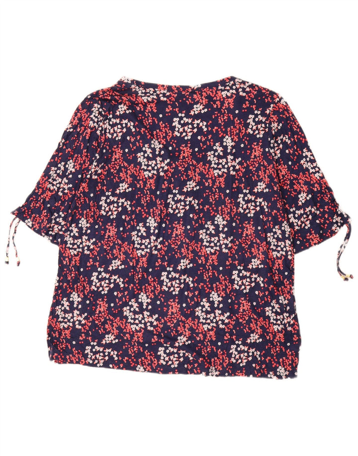 MICHAEL KORS Blusa para Mujer Top UK 40 XL Azul Marino Floral Sintético