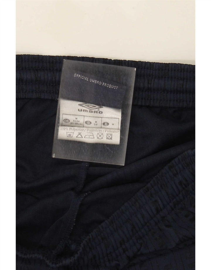 Umbro Pantalones cortos deportivos gráficos para hombre Poliéster a rayas azul marino mediano