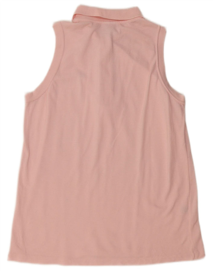 LACOSTE Polo sin mangas para mujer Talla 42 Algodón rosa grande