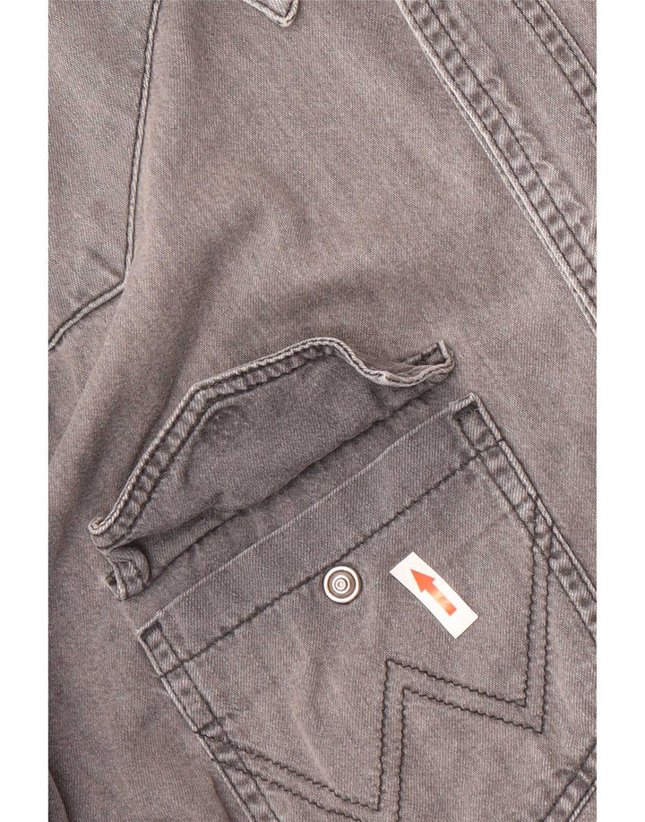 Wrangler Camisa Vaquera Para Hombre Algodón Gris Grande