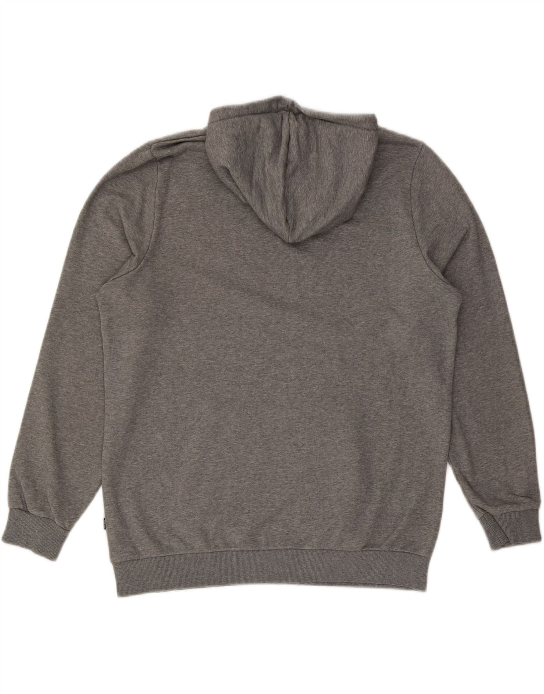 PUMA Jersey con capucha para hombre, tamaño grande, algodón gris