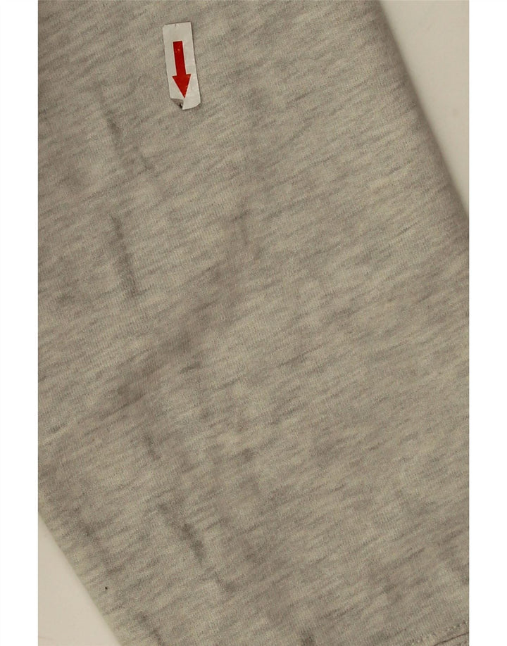 Tommy Hilfiger Sudadera de gran tamaño con gráfico para mujer UK 44 Gris medio