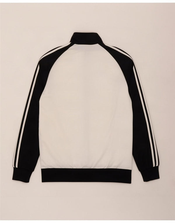 Adidas - Chaqueta de chándal para hombre, talla 34/36, color blanco pequeño