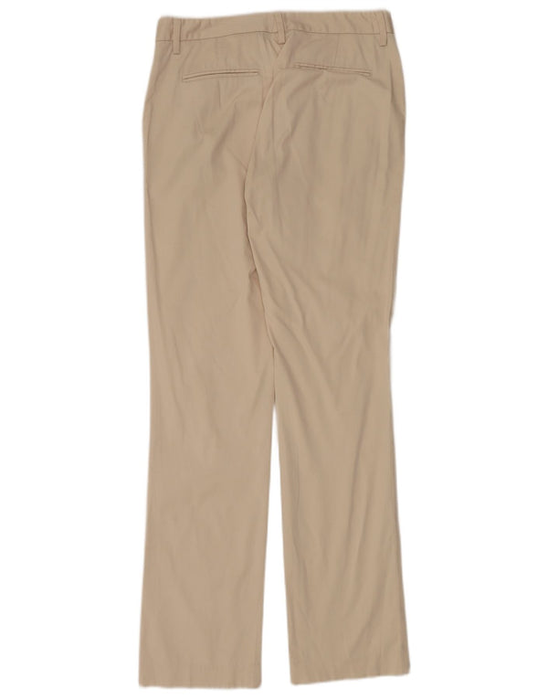Massimo Dutti Pantalón De Traje Recto Mujer EU 38 Small W28 L34 Off White