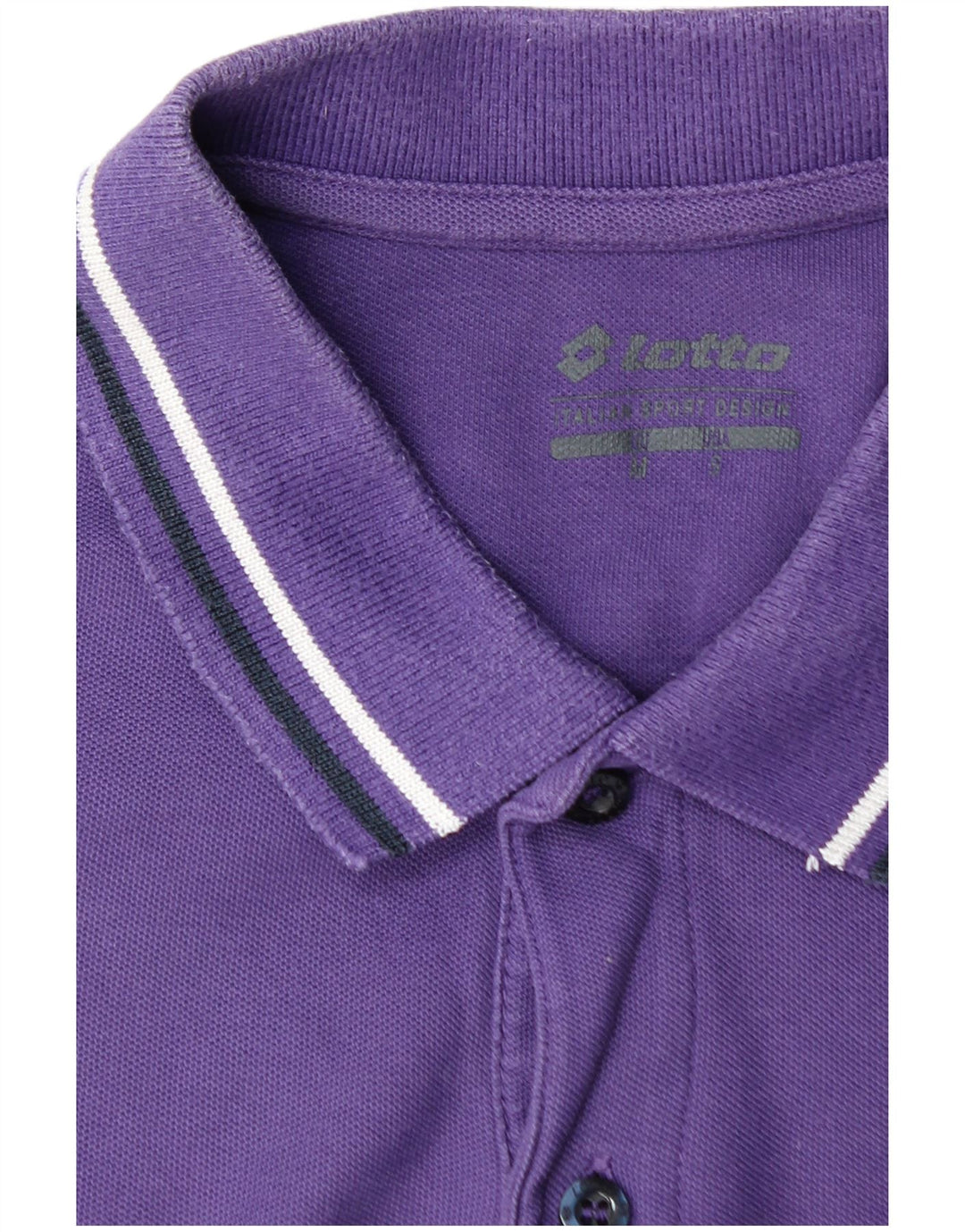 LOTTO Polo Hombre Pequeño Morado