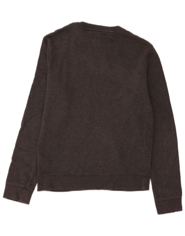 Tommy Hilfiger Hombre Sudadera Gráfica Jumper Algodón Gris Medio