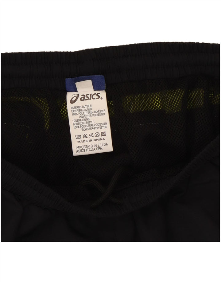 Pantalones cortos deportivos Asics para mujer UK 40 Mediano Negro Colorblock Poliéster