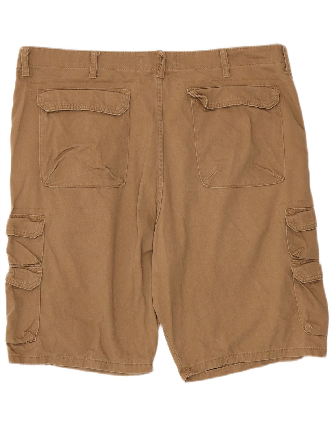 Wrangler Pantalones cortos cargo para hombre W42 2XL Algodón marrón