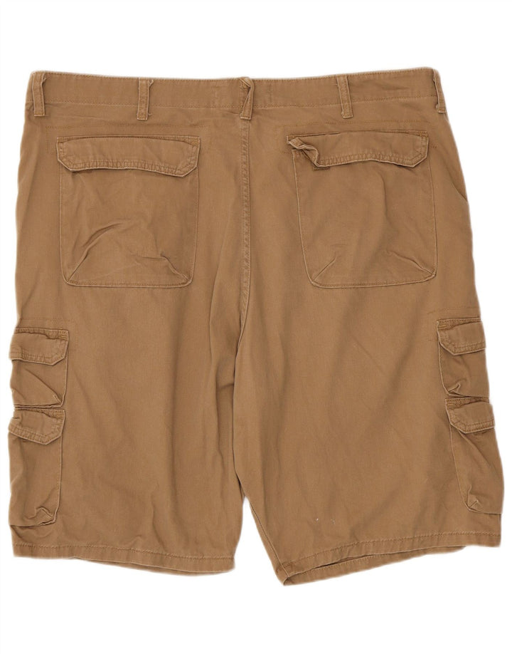 Wrangler Pantalones cortos cargo para hombre W42 2XL Algodón marrón