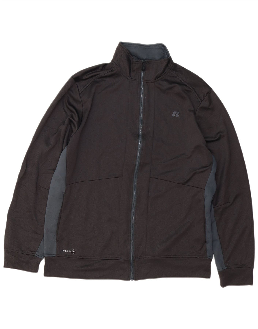 RUSSELL ATHLETIC Chaqueta de chándal para hombre UK 38/40 Medium Black