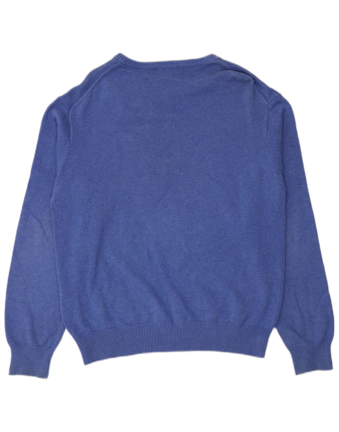 Gant Jersey De Cuello Barco Para Hombre Jersey De Algodón Azul Grande