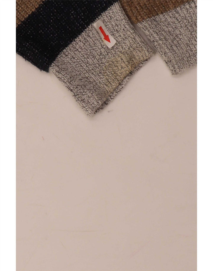 Marks & Spencer Jersey De Cuello Redondo Para Hombre Gris Grande Colorblock