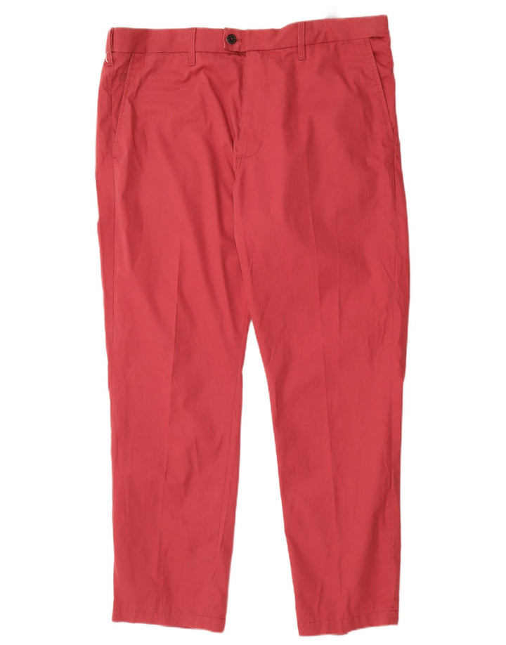 Marks & Spencer Pantalones chinos regulares para hombre W40 L31 Algodón rosa