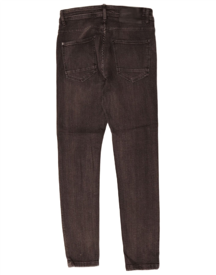 Zara Mens Slim Jeans EU 40 Medium W31 L28 Algodón Gris
