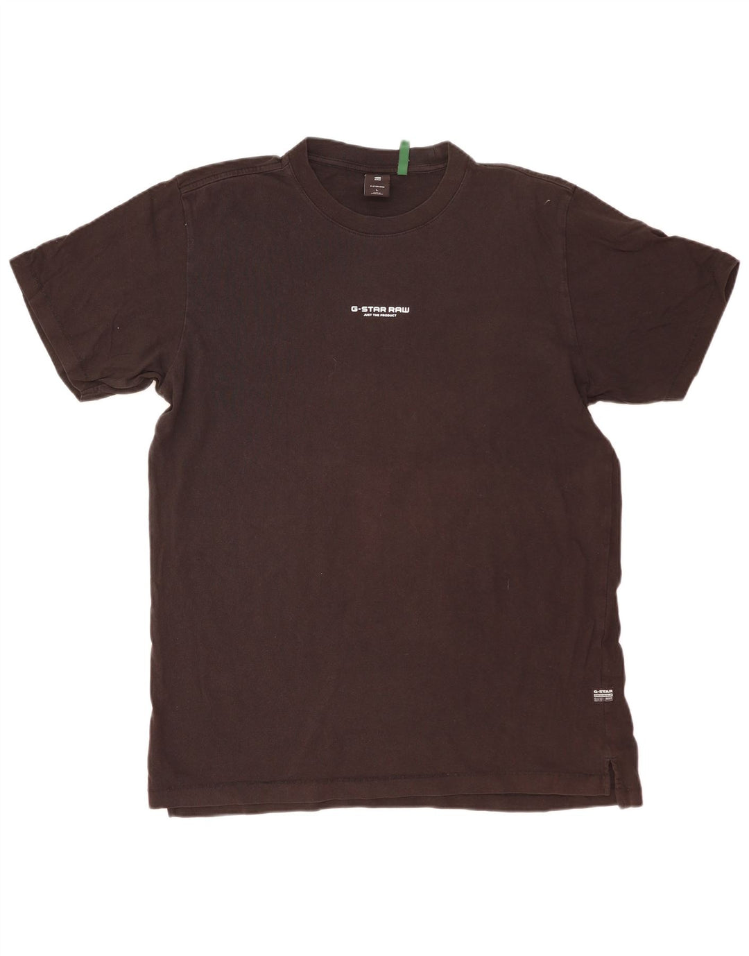 G-Star Hombre Camiseta Top Grande Algodón Negro