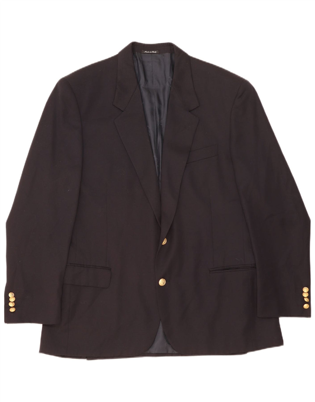 Paul & Shark Chaqueta tipo blazer con 2 botones para hombre IT 54 2XL Azul marino Lana nueva