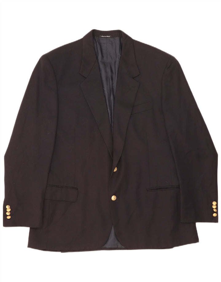 Paul & Shark Chaqueta tipo blazer con 2 botones para hombre IT 54 2XL Azul marino Lana nueva